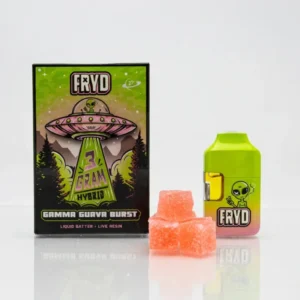 Product packaging on a clean background