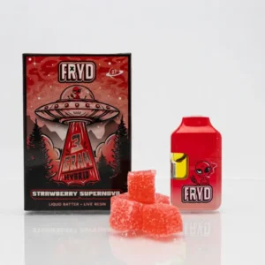 Product packaging on a clean background